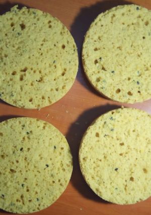 A picture of Passion fruit cake #Authormarathon #seasonalingredientcontest.