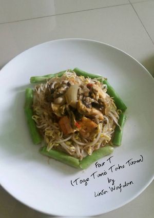 Foto resep Four T (Tumis Toge Tahu Tiram)