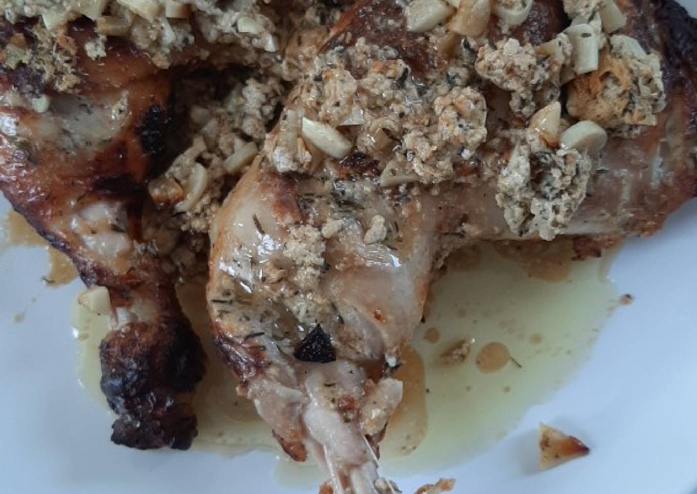 Lemon Butter Roasted Chicken (Air fryer)