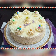 A picture of White Forest Cake.