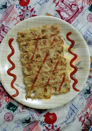 A picture of Potato waffles.