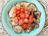 Melanzane grigliate con pomodorini Pachino