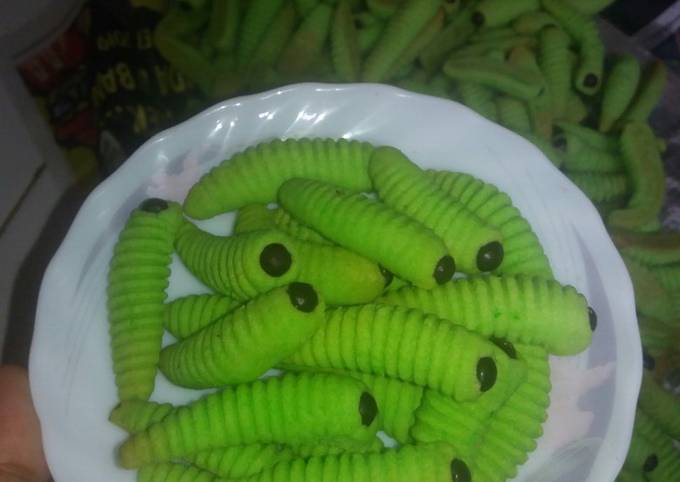 Resep Kuker Ulat pandan yang Bikin Ngiler