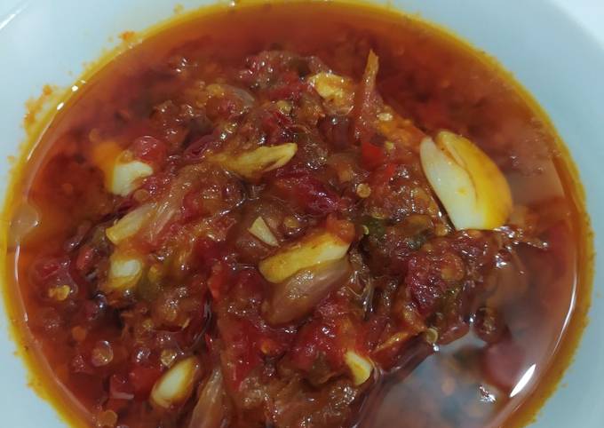 Sambal ala Warung Alam Sunda Cianjur