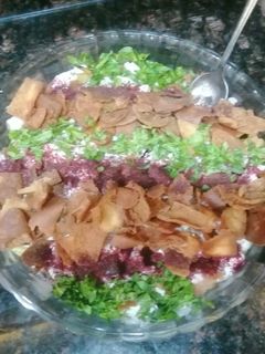 صورة لوصفة فته الباذنجان