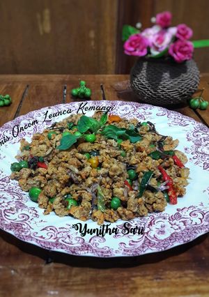 Foto resep Tumis Oncom Leunca Kemangi