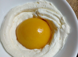 Una foto de Huevo frito "Postre"