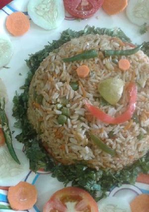 A picture of Leftover South Style Veg Fried Rice.