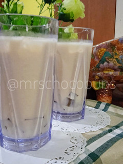Foto resep Grass Jelly Milk Tea ala Cha Time