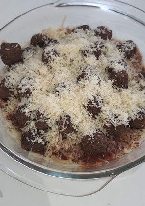 Foto resep Spaghetti Meatballs/Bola Daging