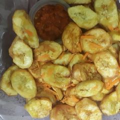 A picture of Fried Plantains # 5 Ingredients or less contest#.
