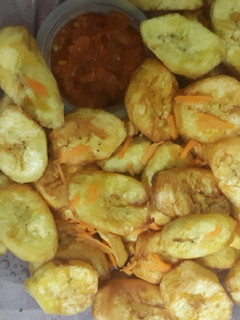 A picture of Fried Plantains # 5 Ingredients or less contest#.