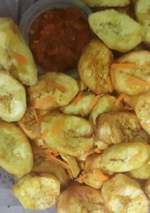 A picture of Fried Plantains # 5 Ingredients or less contest#.