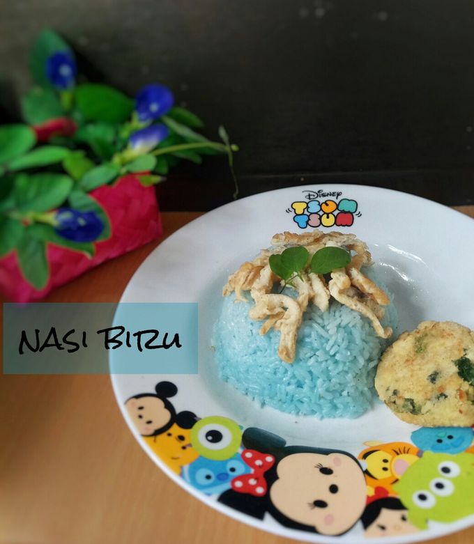 Foto resep Nasi biru