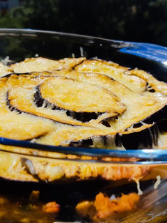 Foto de Lasanha de atum com berinjela