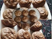 Una foto de muffin leche en polvo