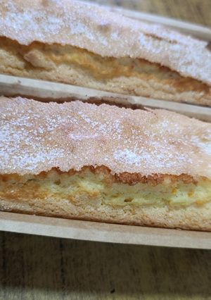 Una foto de Budín de naranja