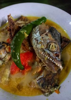 Foto resep Asem Asem Kepala Ikan Tengiri Versi Santan