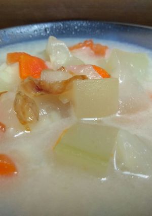Foto resep Kukuk wortel berkuah santan