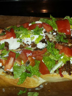 A picture of Taco bread bake .