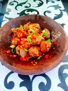 Foto resep Bakso Penyet Sambal Korek