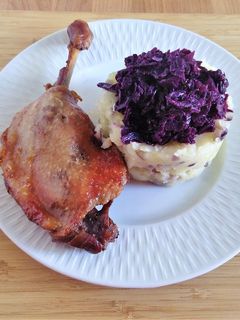 Sült kacsacomb recept fotója