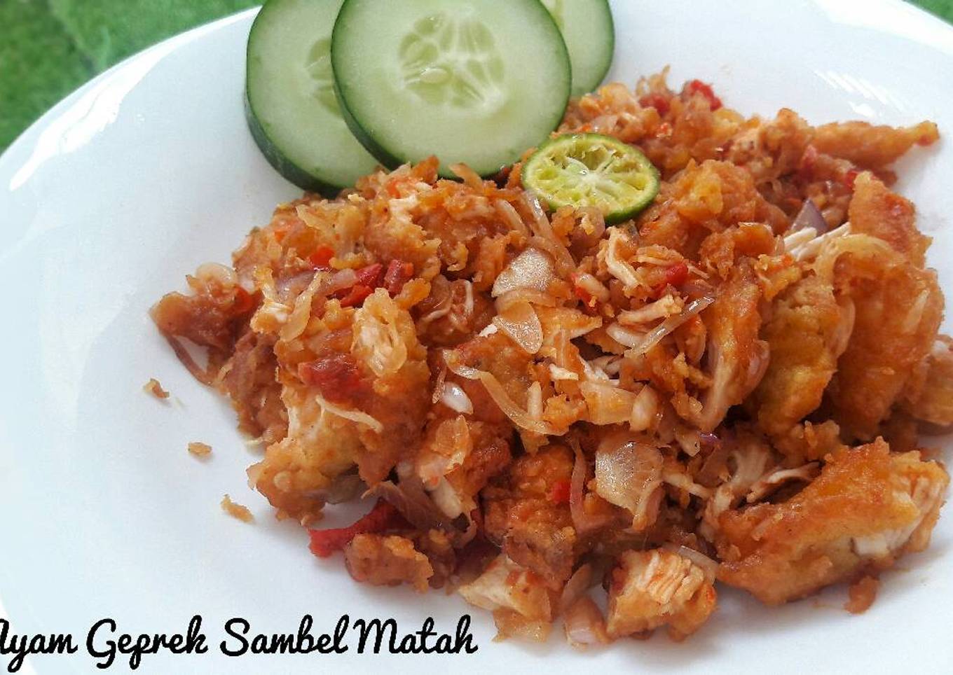Resep Ayam Geprek Sambal Matah, Menggugah Selera