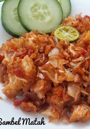 Foto resep Ayam Geprek Sambal Matah