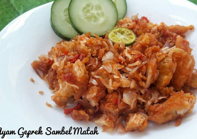 Ayam Geprek Sambal Matah