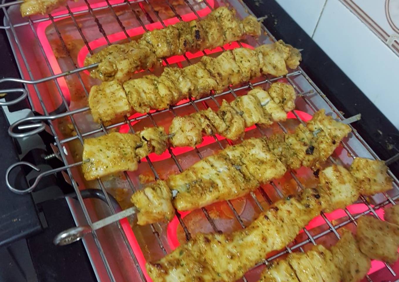 Chicken skewers