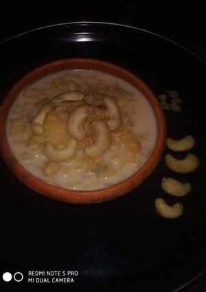 A picture of Maggi kheer.