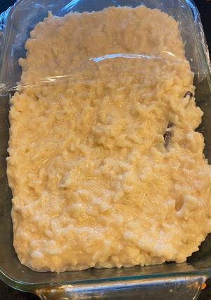 Una foto de Arroz con leche cremoso