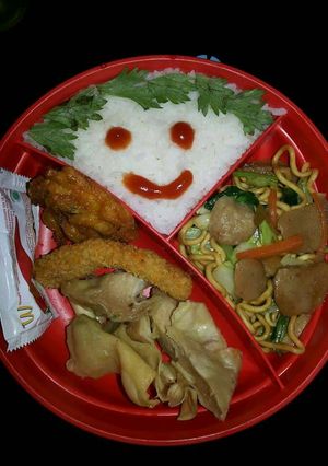 Foto resep Bento pagi ini