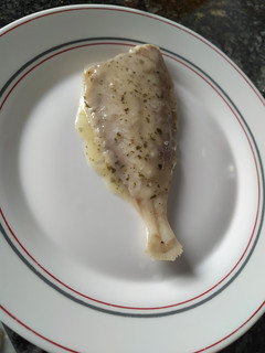 Una foto de Lenguadinas con salsa menier
