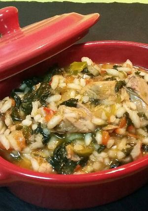Foto principal de Risotto meloso con atún y verduras