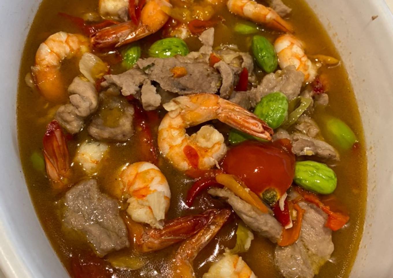 Sambel pete goreng benteng