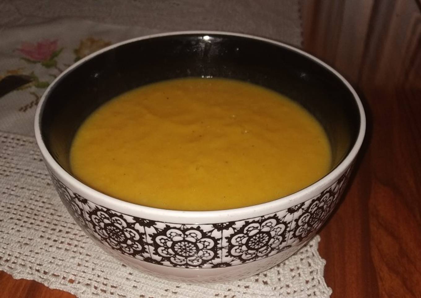 Crema de zanahoria