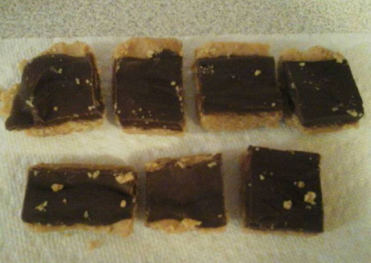 Easiest Way to Make Homemade no bake peanut butter bars