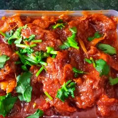 A picture of Mutton curry.