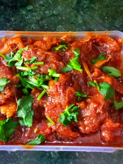 A picture of Mutton curry.