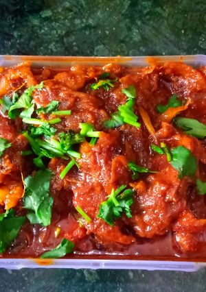 A picture of Mutton curry.