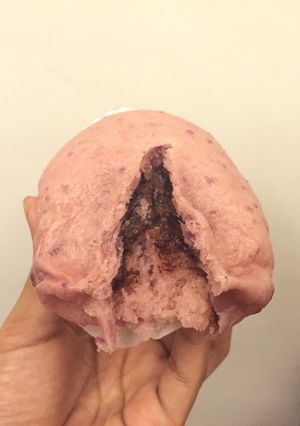 Foto resep Bakpao Ubi Ungu Isi Nutella