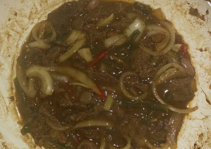 Semur daging sapi (bumbu simpel)