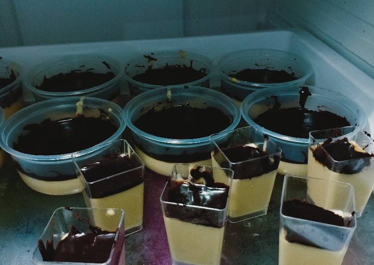 Puding busa capucino