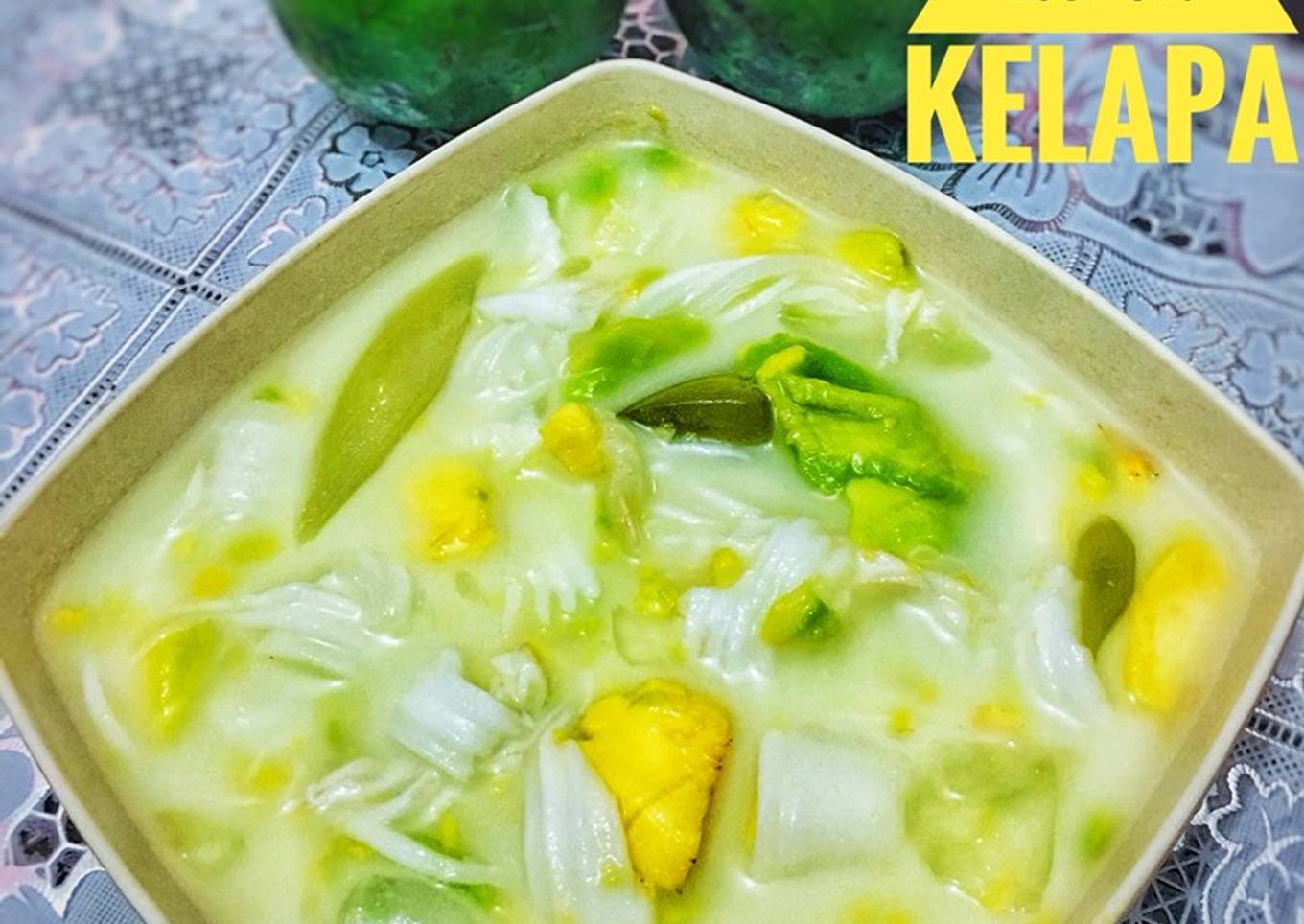 Alpukat kerok kelapa