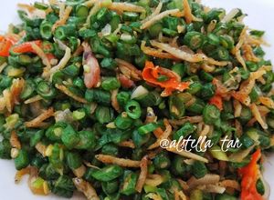 Foto resep Tumis Kering Pedas Kacang Panjang Teri Medan