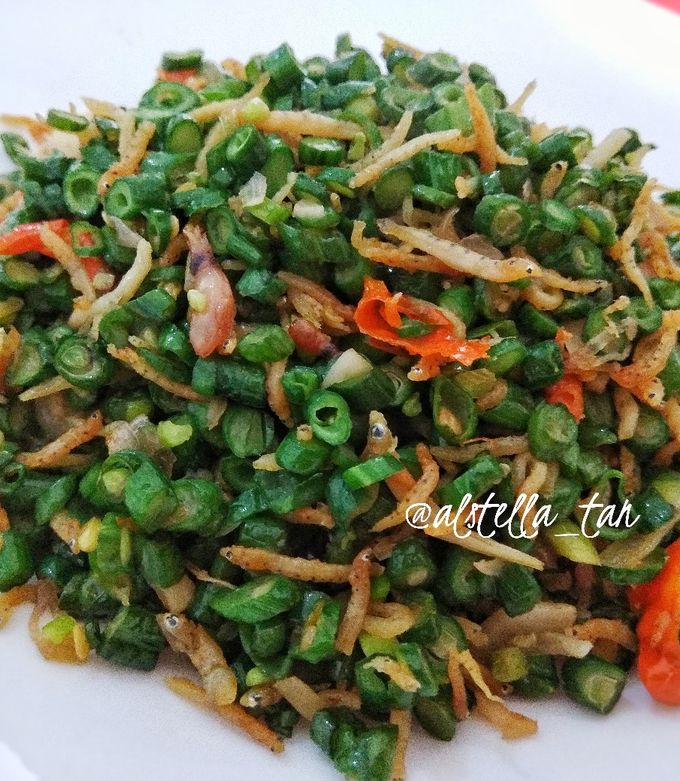 Foto resep Tumis Kering Pedas Kacang Panjang Teri Medan