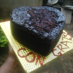 A picture of Super moist chocolate cake.