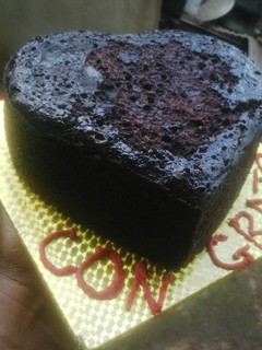 A picture of Super moist chocolate cake.