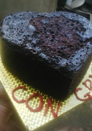 A picture of Super moist chocolate cake.